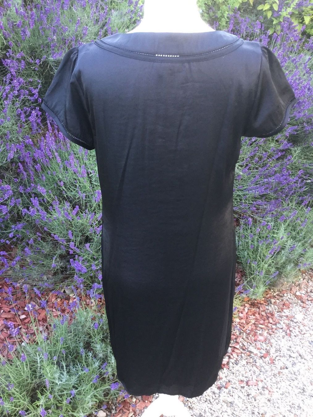 Vestiti: Robe noire satinée CASA BLANCA, taille 38, NEUF – Nuovo (secondo la descrizione) da Agiez venduto da chouchanelle 4