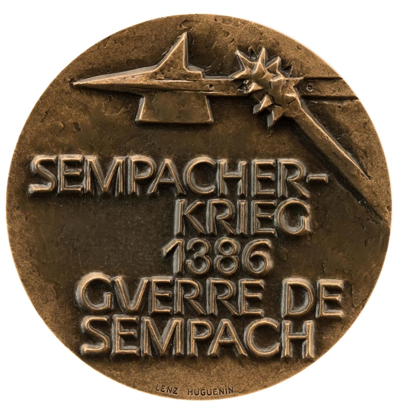 Medaillen: Sempacherkrieg 1386 Arnold v. Winkelried – Gebraucht aus Rotkreuz von Swiss-Coins