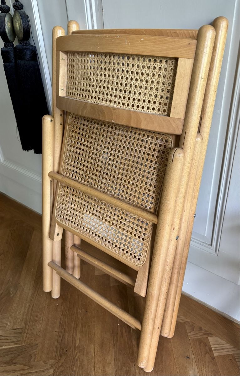 Stühle: Klappstühle vintage mit Geflecht – Gebraucht aus Bern von fredy_22 3