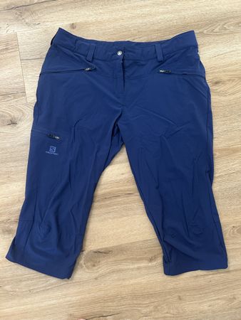 Salomon Damen 3/4 Hose Grösse 42 dunkelblau guter Zustand