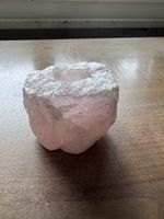 Teelicht aus Rosenquarz(?)
