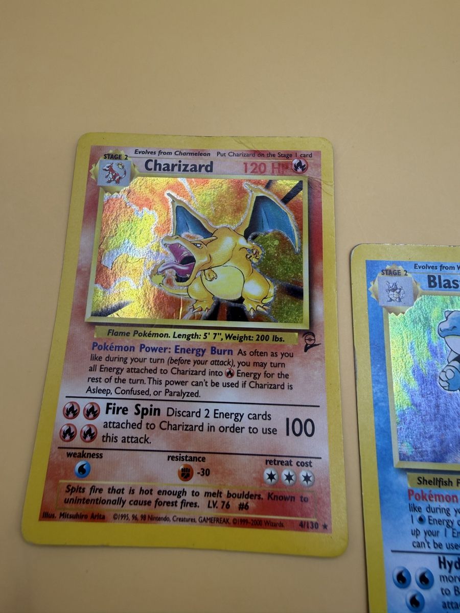Pokémon Sammelbilder & Trading cards: Charizard & Blastoise Baseset 2 – Gebraucht aus Wetzikon ZH von KartenKid 2