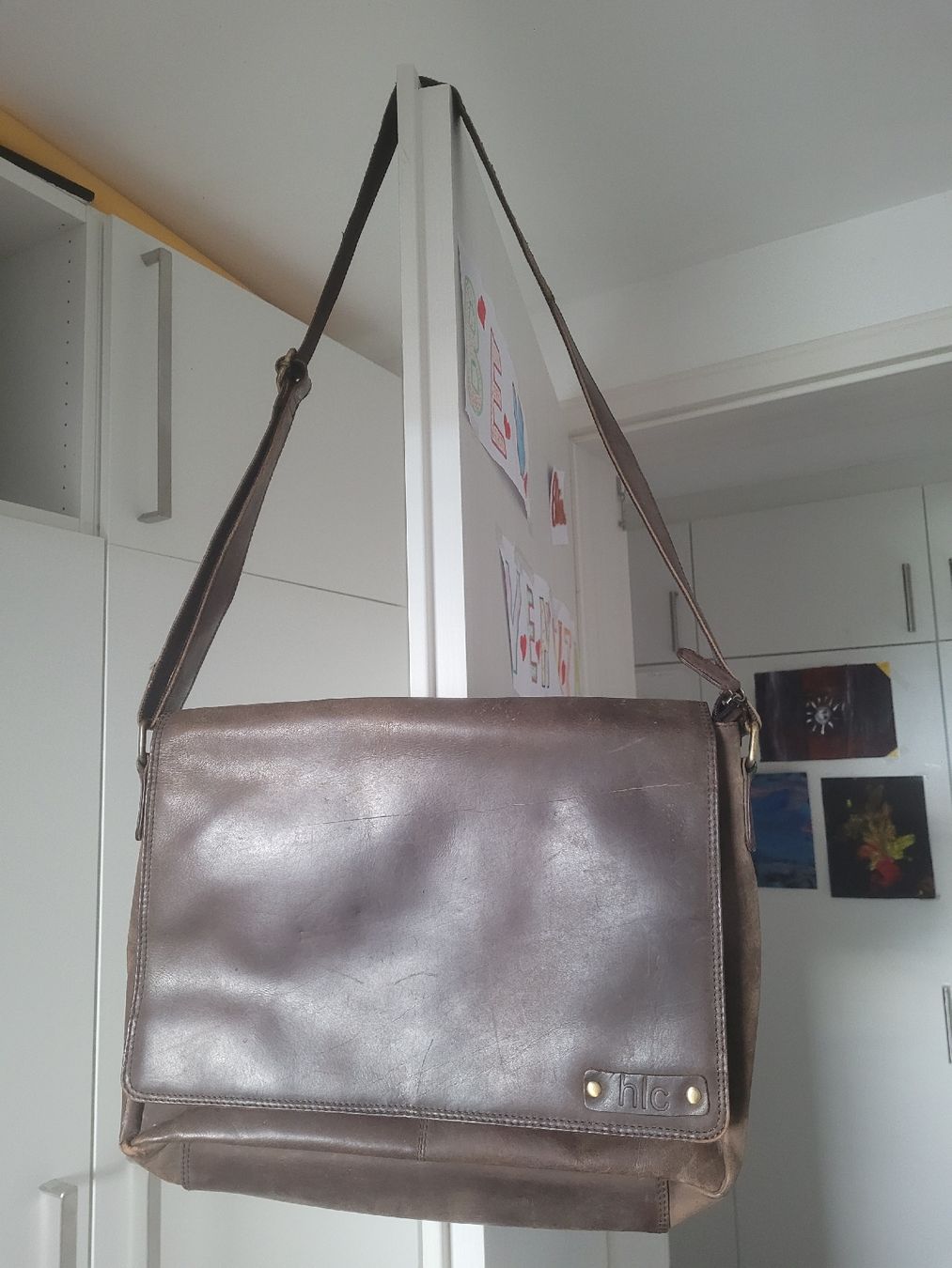 Borse: capiente borsa vintage in pelle – Usato da Giubiasco venduto da A.B00