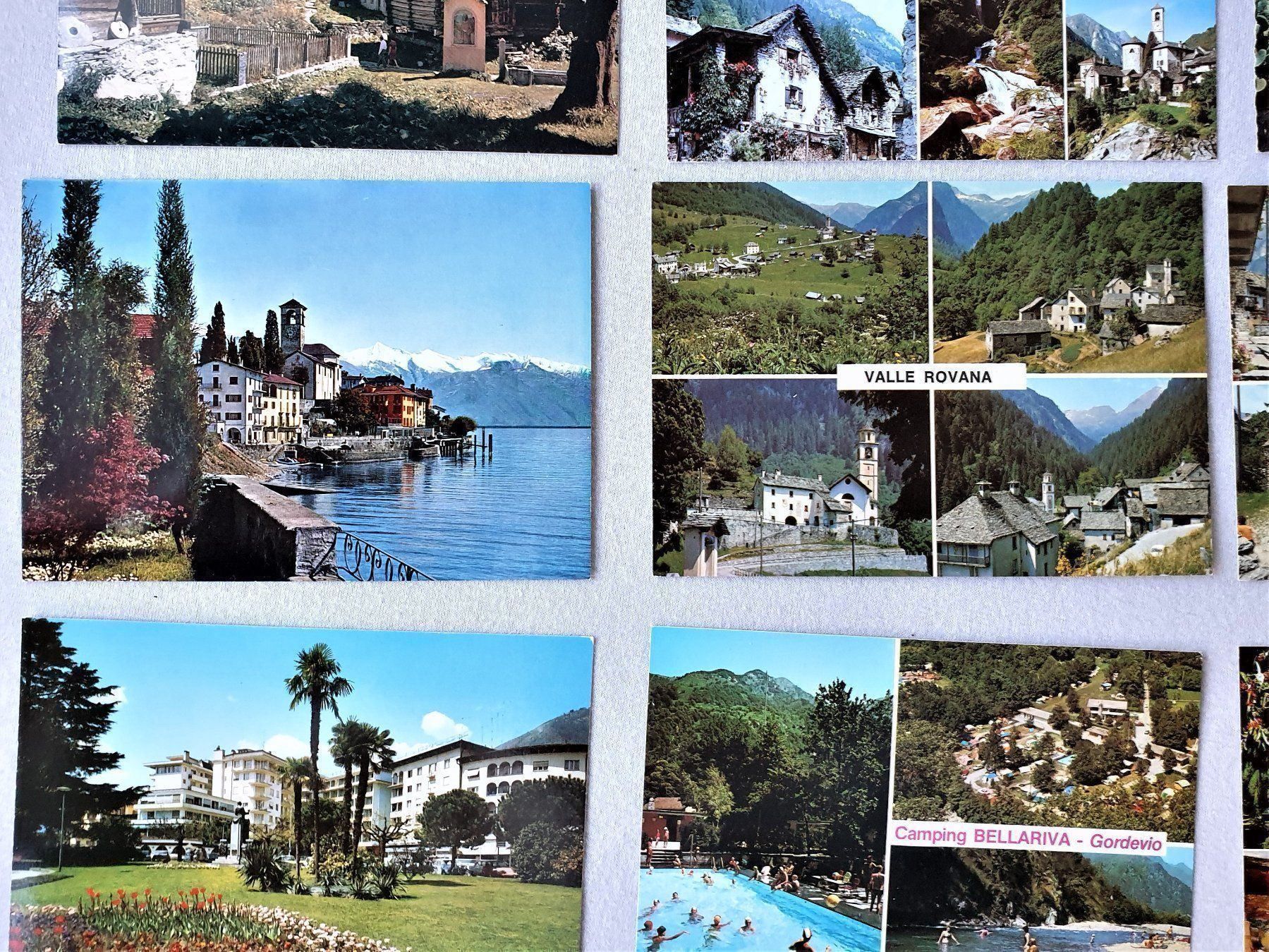 Cartoline postali: (168)  18 Postkarten vom Kanton Tessin – Usato da Schwarzhäusern venduto da Inot3 2
