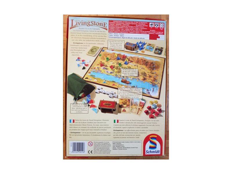 Spiele: Brettspiel "Livingstone" – Gebraucht aus Zürich von Desmond01 1