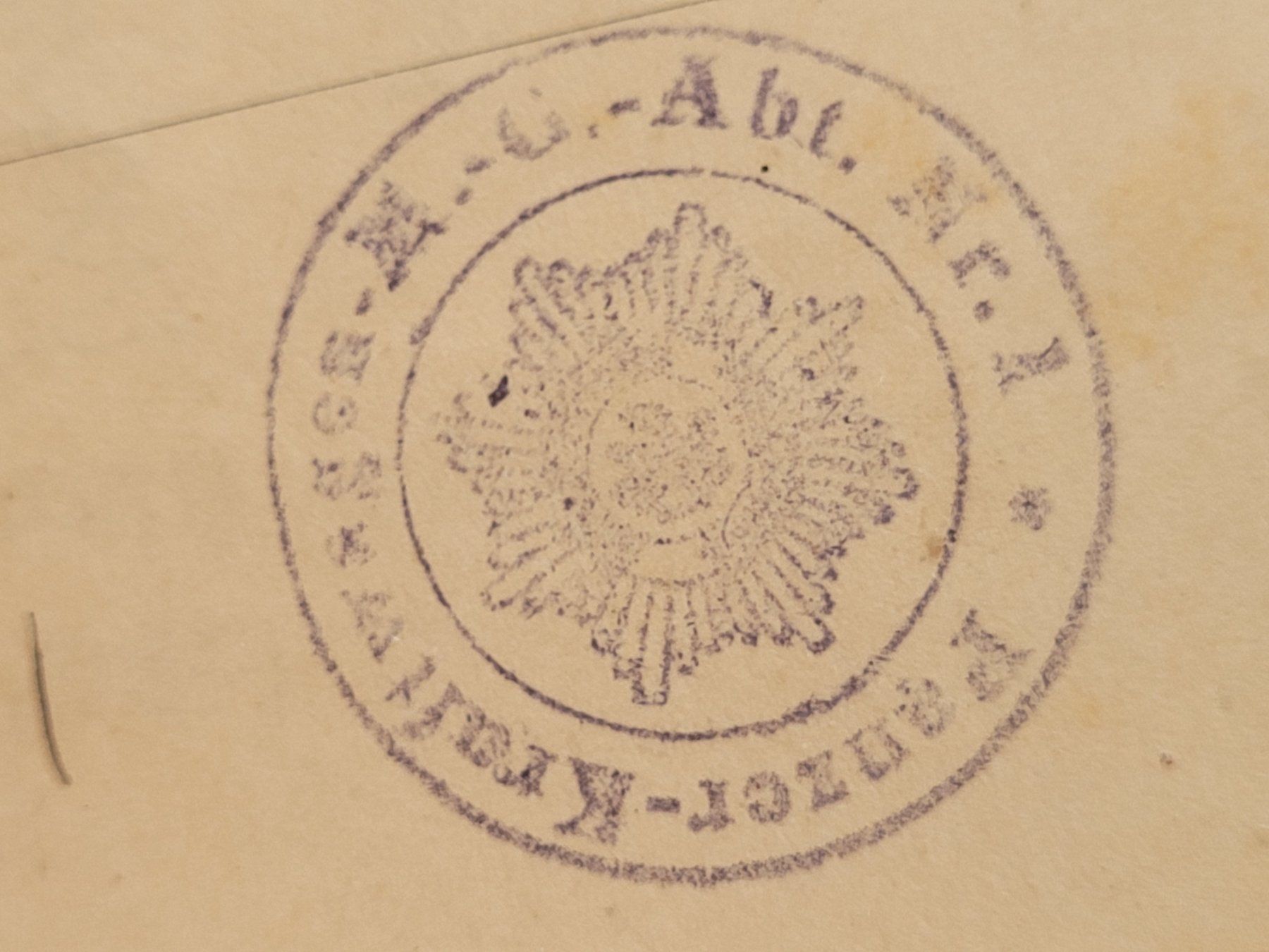 Uniformi: Deutsches Reich -WEHRPASS-EK1/EK2 Eintrag – Usato da Kriens venduto da KTP 9
