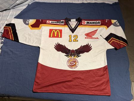 Maillot Genève-Servette HC Philippe Bozon #12 signé – Vintag