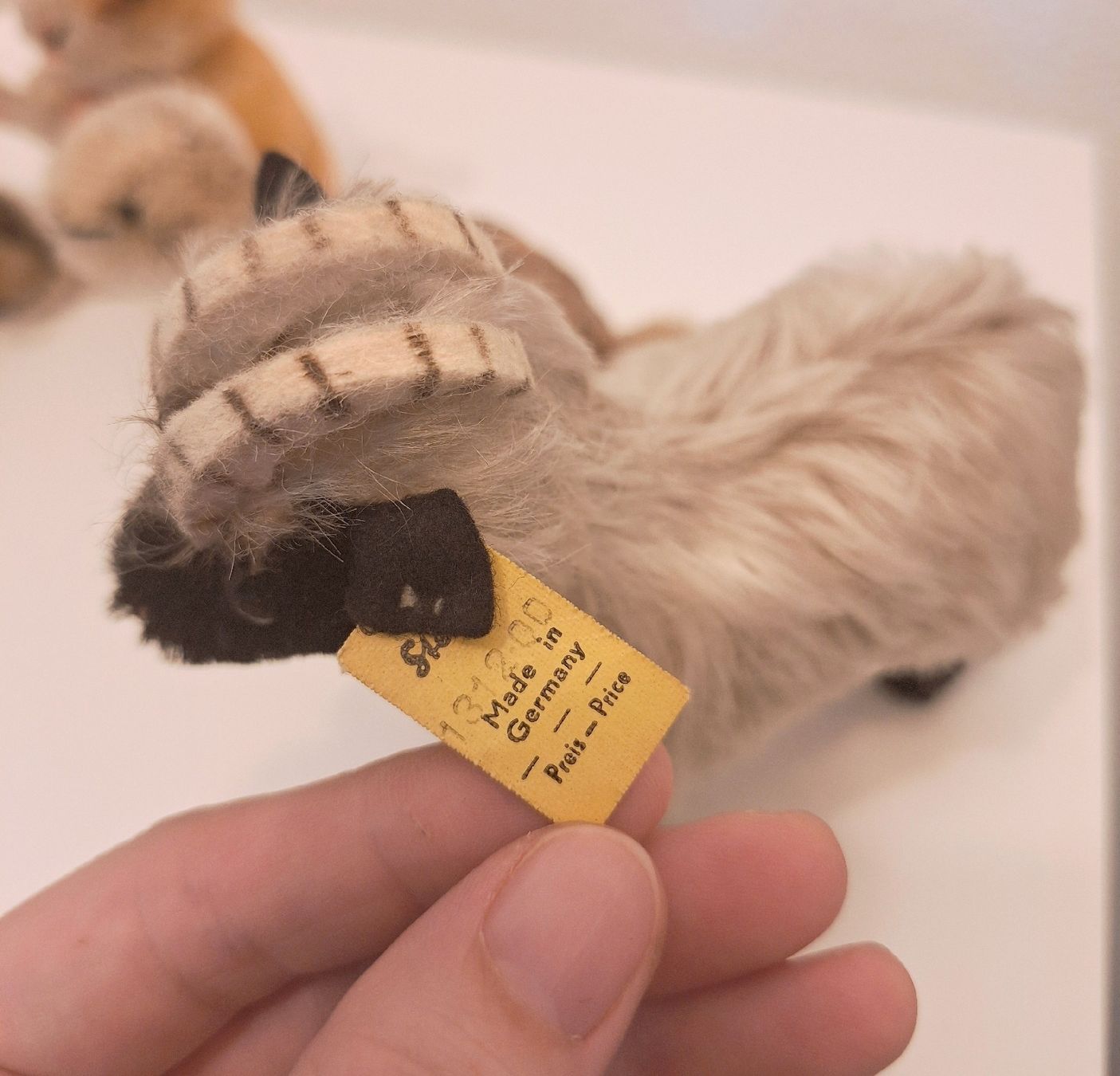 Steiff Spielzeuge: 4 Vintage Steiff: Beaver, Hamster, Turtle & Mountain Goat – Gebraucht aus Volketswil von LisaSch1 3