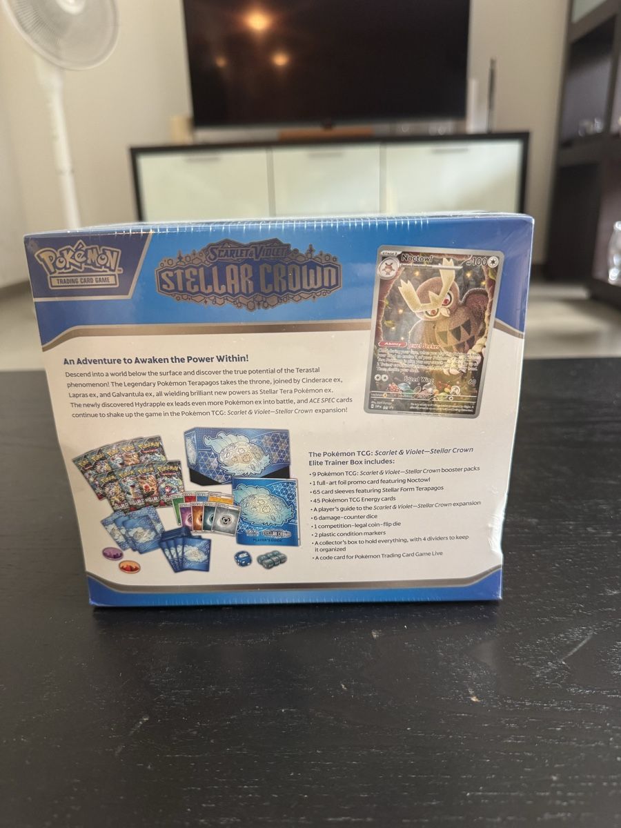 Pokémon Cartes à collectionner: Stellar Crown - Pokemon Elite Trainer Box - ETB - Sealed -EN – Neuf avec emballage d'origine à Bellinzona par TheCarden 2
