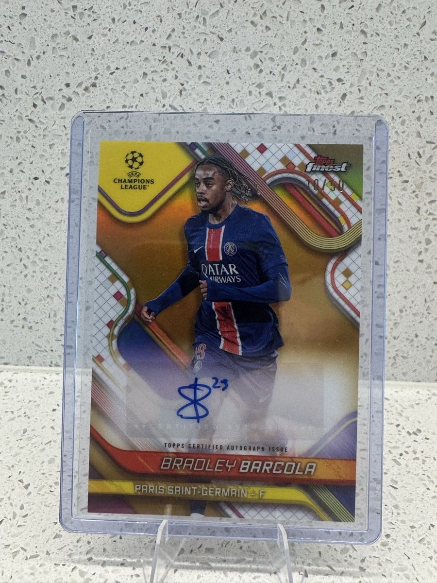 Topps Carte collezionabili: Bradley Barcola Autograph /50 – Usato da Zollikofen venduto da Bebby12