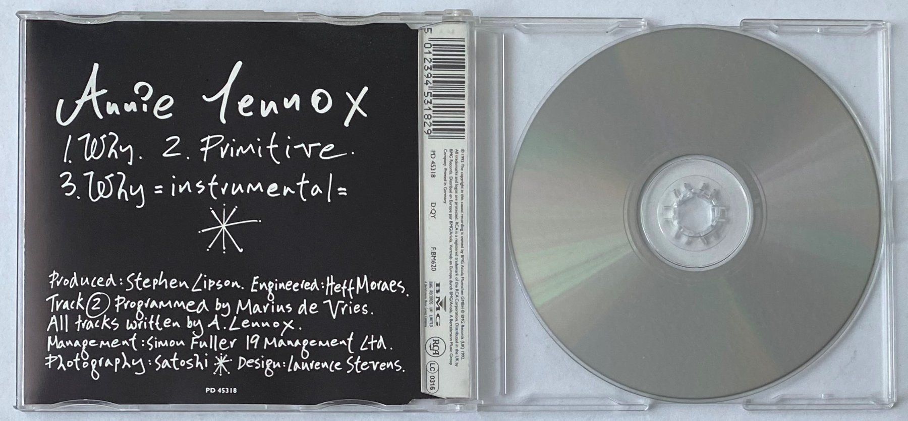 CDs: Annie Lennox, Why – D'occasion à Flums par Asquillo 2
