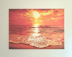 Leinwandbild Sonnenuntergang 80x59