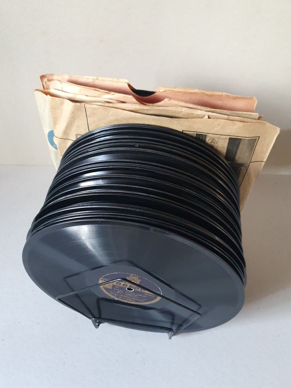 Dischi in vinile: grosse Sammlung antiker Schelllack Platten (59 Stück) – Usato da Stilli venduto da Mos1 5