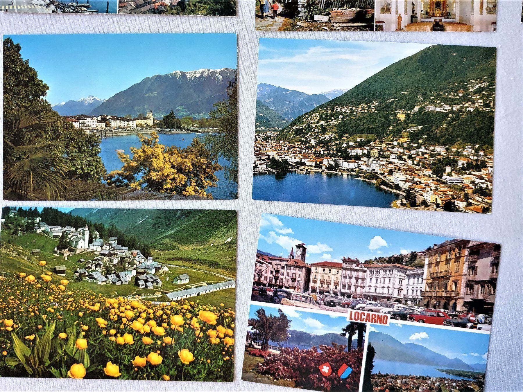 Ansichtskarten: (166)   18 Postkarten vom Kanton Tessin – Gebraucht aus Schwarzhäusern von Inot3 6