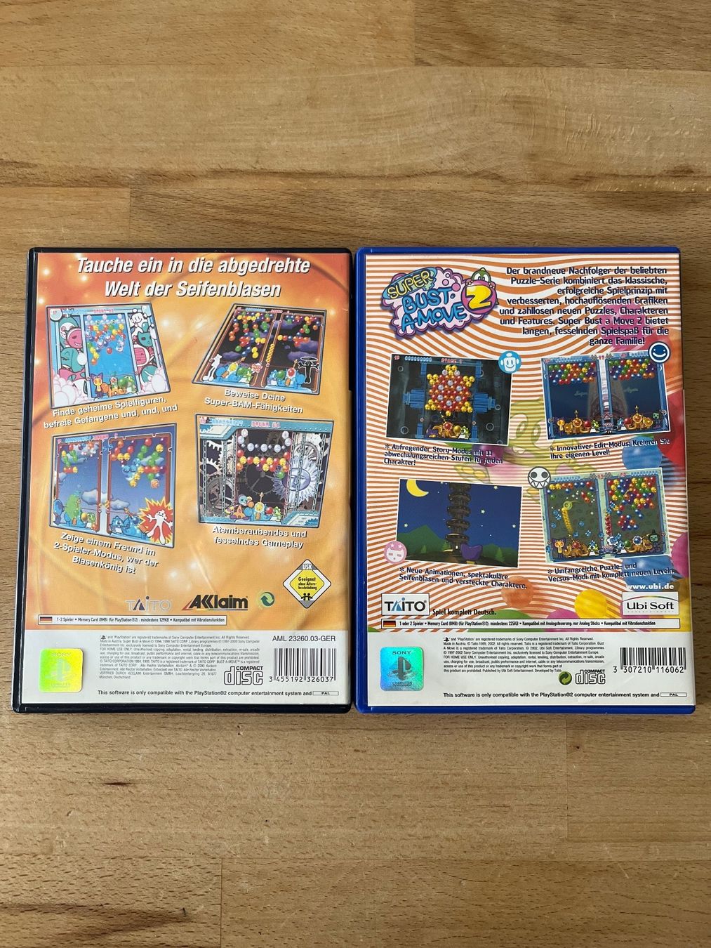 Sony Giochi: Super Bust-A-Move 1 + 2 - PlayStation 2 PS2 – Usato da Thalwil venduto da ranx 2