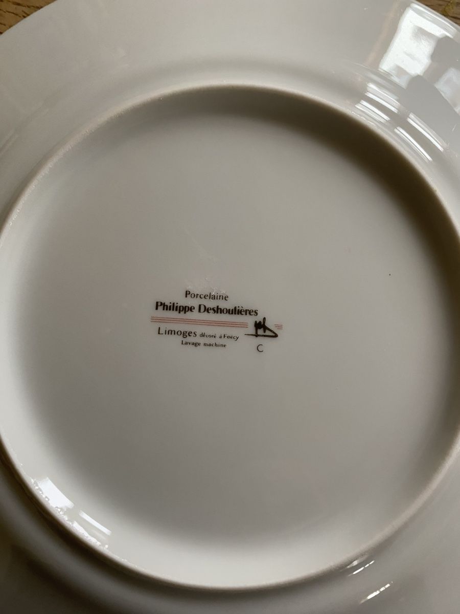 Teller: 6 Dessertteller Limoges Philippe Deshoulières – Gebraucht aus Flawil von Naphtali 3