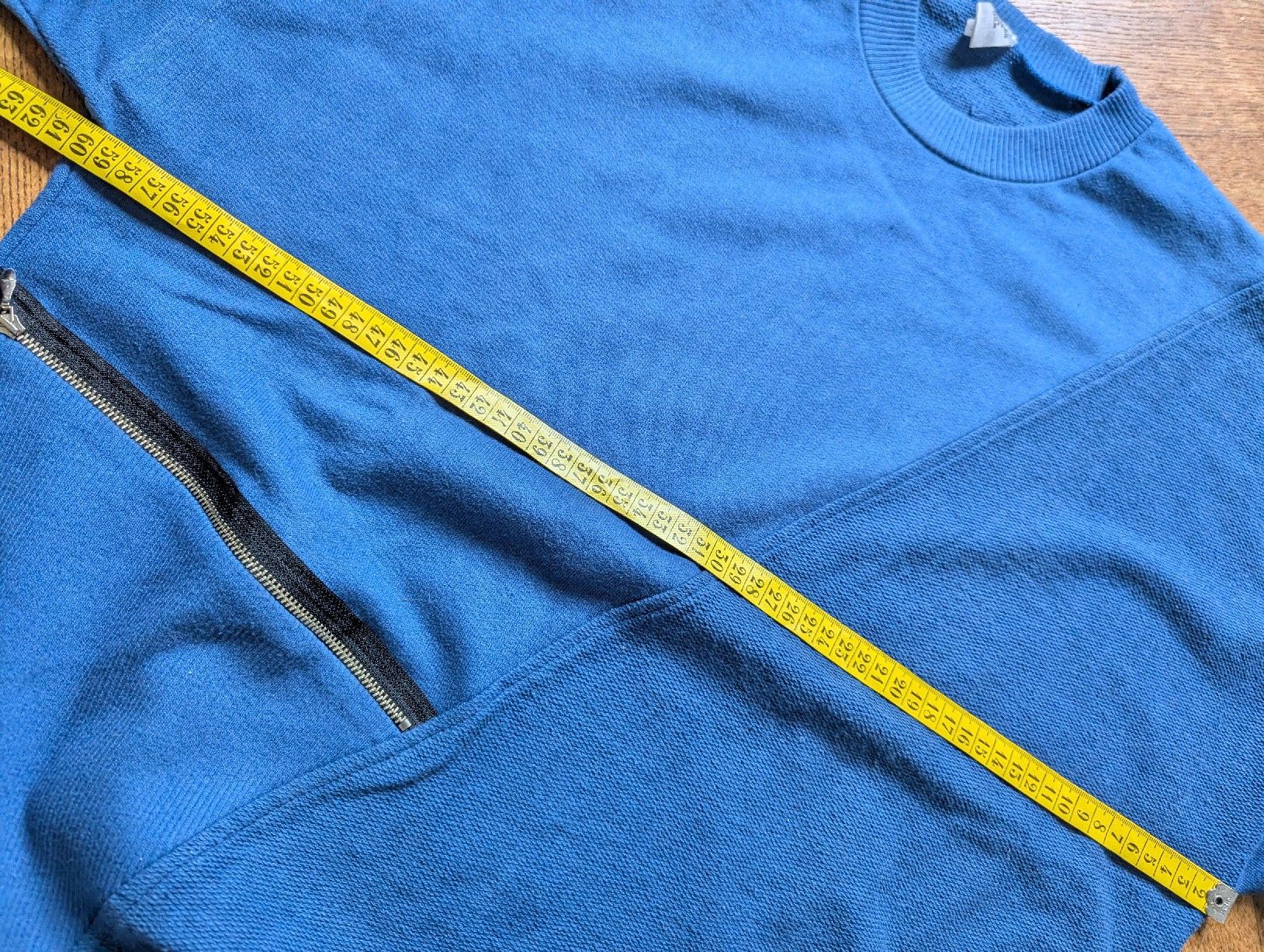 Maglioni & Felpe: Vintage pullover mit zip blue size L-XL – Usato da Lausanne venduto da GTX223807VTG 7