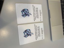 Apple Gutscheine 2x200.-