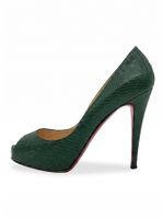 Christian Louboutin Very Privé 120 Plateau Pump EU 39.5 Grün