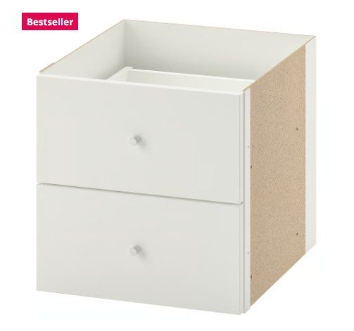 Ikea Scaffali: Ikea KALLAX Einsatz mit 2 Schubladen (Weiss) – Usato da Safenwil venduto da Caroline_23
