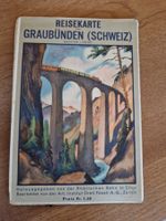 Reisekarte Graubünden 1952