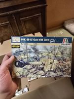 Italeri WWII PAK 40 AT Gun mit Crew 1:72, Neu, OVP