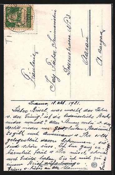 Cartes postales: AK Rivapiana, Uferpartie mit Kirche – D'occasion à Berlin par bartko-reher 1
