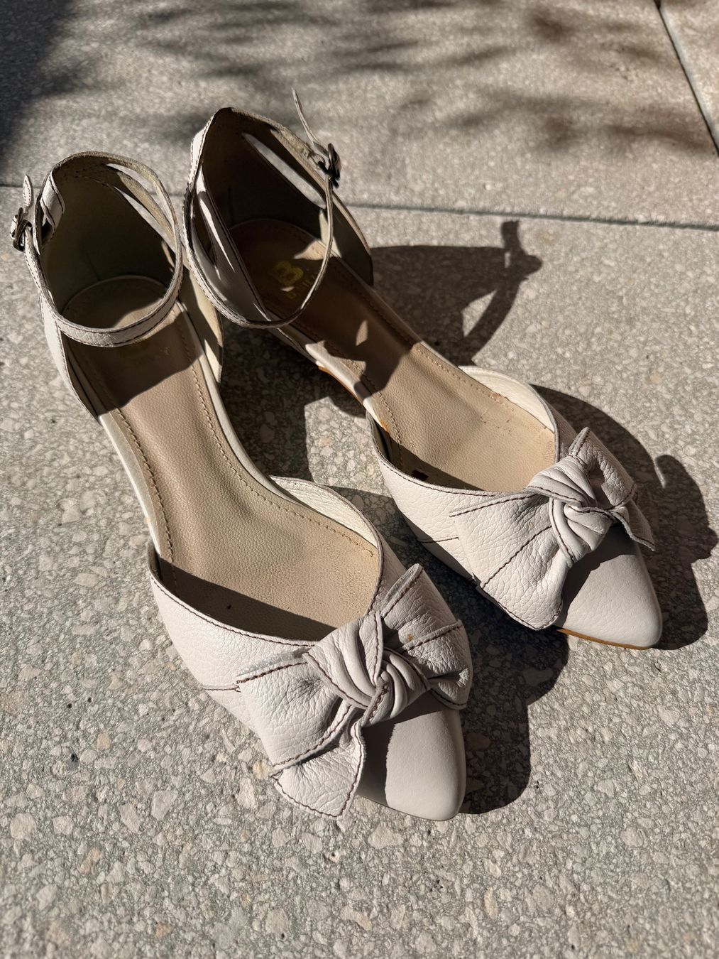 Scarpe da donna: Slingpumps Cremeweiss Grösse 38 – Usato da Brütten venduto da Rod816 1