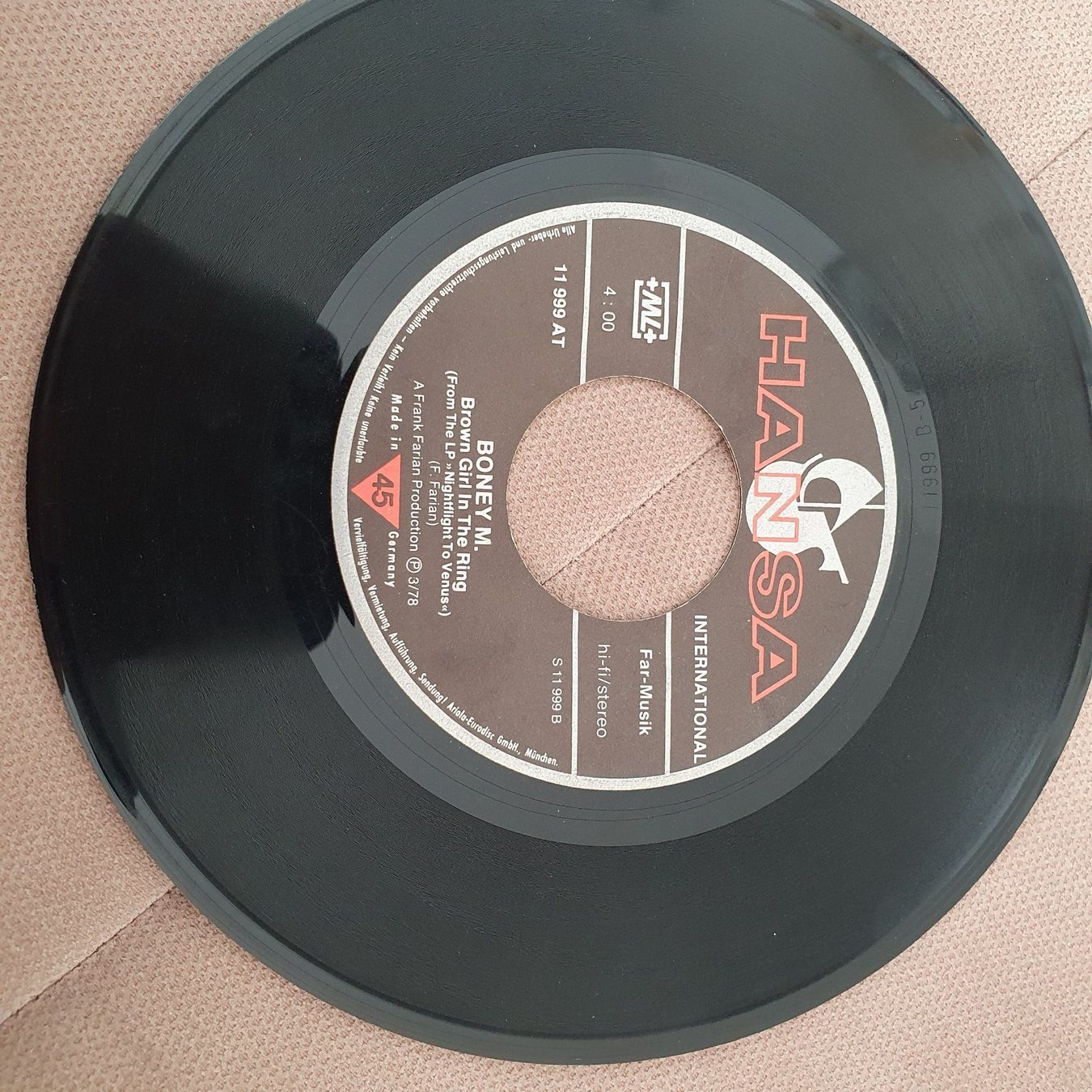 Dischi in vinile: Boney M Single Rivers of Babylon – Usato da Chur venduto da BettinaOlczyk 2