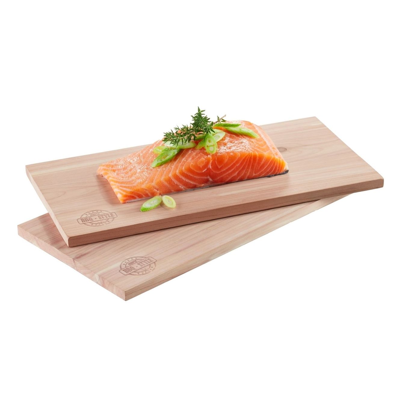 Elettrodomestici da cucina: Zedernholz-Grillbretter Set BBQ, 2 Stück – Nuovo e nell'imballaggio originale da Wettingen venduto da kochshop
