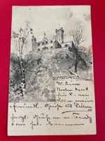 1903 Schartenfels / Stempel Ambulant / Zusatzstempel