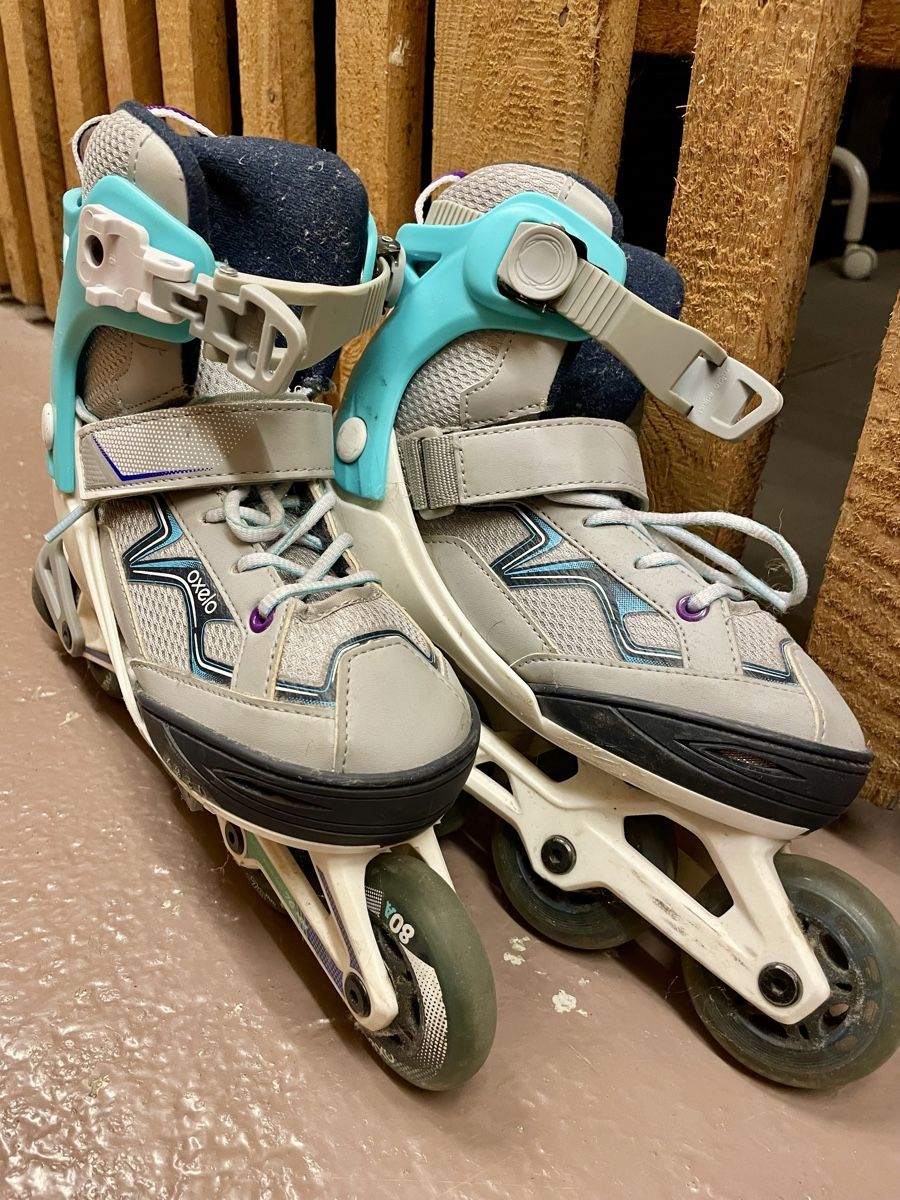 Pattini in linea & Pattini a rotelle: Inline Skates Oxelo Adjustable sizes 32-35 – Usato da Zürich venduto da cel_8yfx 1