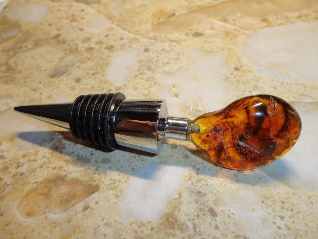 Flaschenöffner & -verschlüsse: Flaschenverschluss Bernstein /Ambre/Amber  echt – Neu (gemäss Beschreibung) aus Biberist von tl-schmuck 2