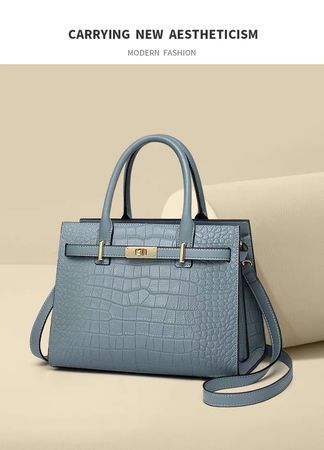 Elegante Echtleder-Handtasche  Diese hochwertige Handtasche 
