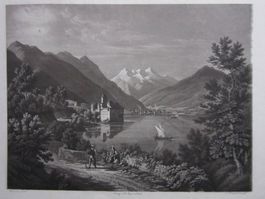 SCHLOSS CHILLON  AQUATINTA