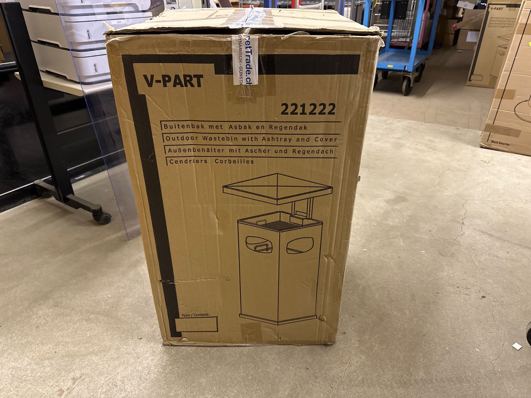 Aschenbecher: neuer Kombi-Ascher rot mit Dach – Neu und originalverpackt aus Necker von liq24 4