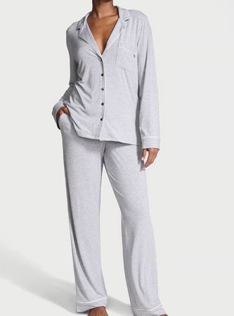 Victoria’s Secret Pyjama Modal Grau Neu Gr.M