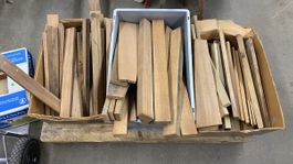Nussbaum Kanteln 50 cm diverse Dicken