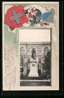 Präge-AK Zürich, Pestalozzi-Denkmal, W