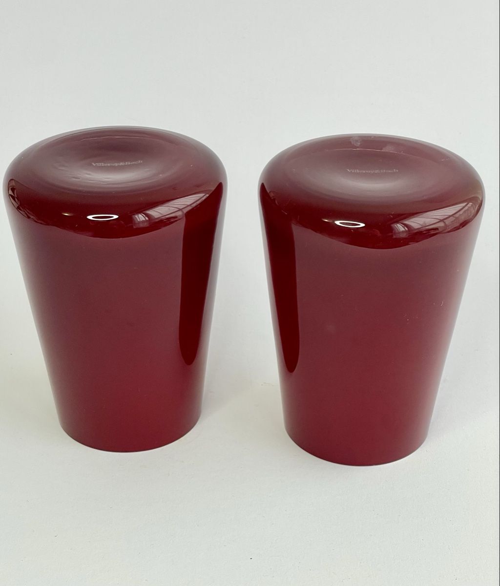 Villeroy & Boch Vasi & Recipienti: 2 x Villeroy & Boch Numa Mini Vase deep cherry – Usato da Genève venduto da mar_nd6c 6