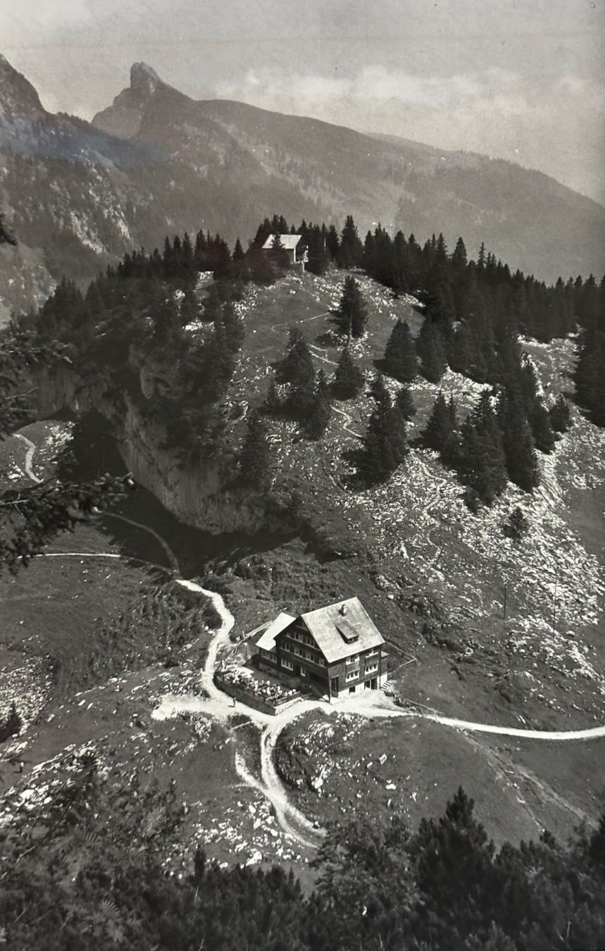 Cartoline postali: Originalfoto, E. Grubenmann, Appenzell, Berghaus Bollenwies – Usato da Frauenfeld venduto da Merk52