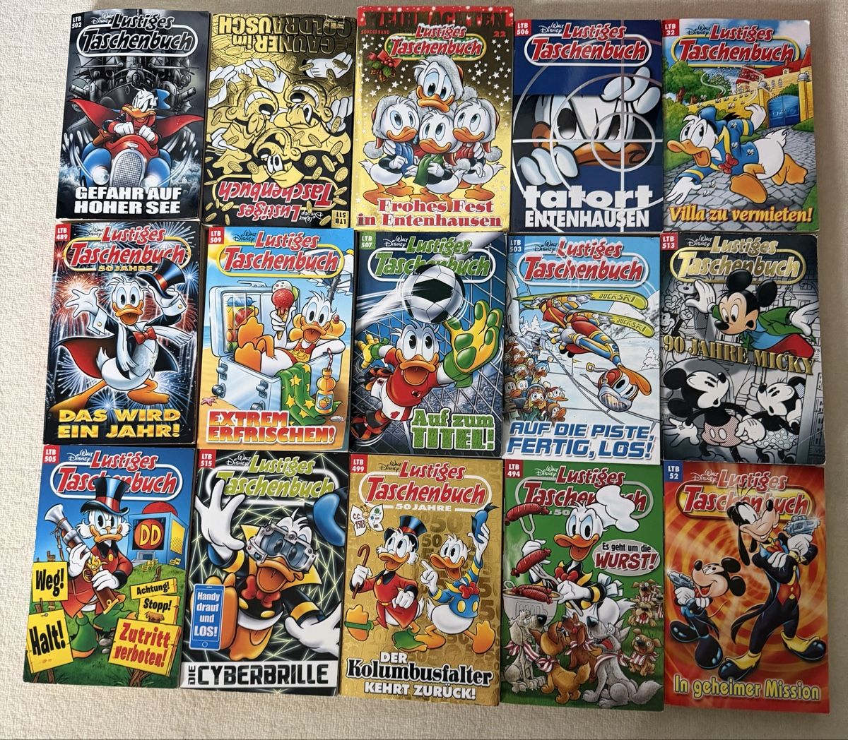 Comics: 15 Donald Duck Taschenbücher – Gebraucht aus Würenlingen von Sarasota03