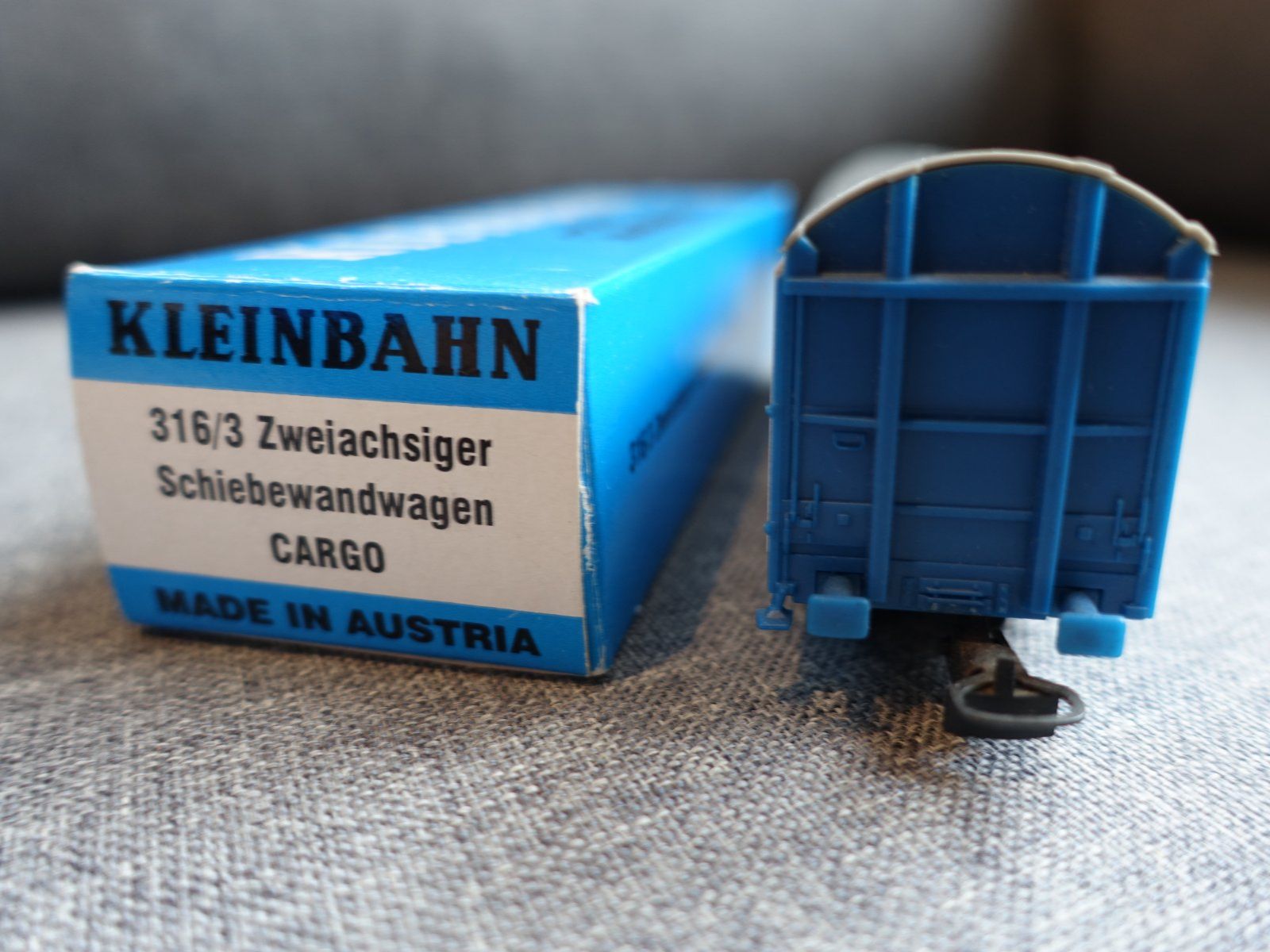 Kleinbahn Modellini di ferrovie: KLEINBAHN No. 316 DB Schiebebandwagen, HO – Usato da Wallbach venduto da Sarrows 3