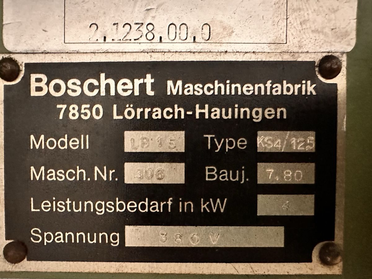 Tutte le macchine: Boschert Ausklinkmaschine Lb 15 – Usato da lyssach venduto da brax2019 6