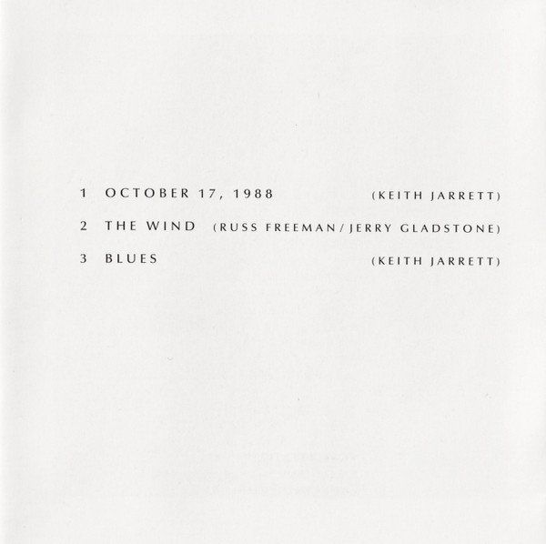 CD: Keith Jarrett PARIS CONCERT Jazz Free Improvisation ECM CD – Usato da Kandergrund venduto da Sososo 3