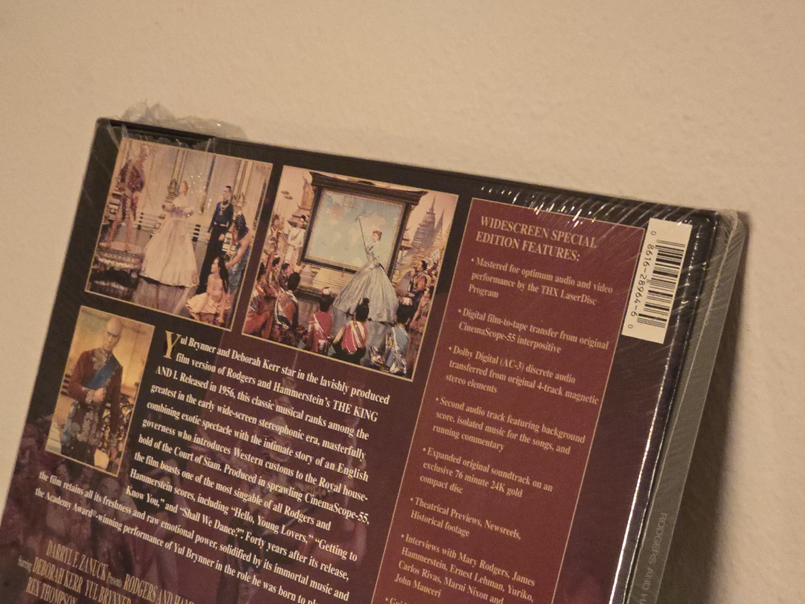 Tutti i DVDs: Laserdisc, "The King and I" , neu und original eingepackt – Nuovo e nell'imballaggio originale da Rümlang venduto da Dxmichael 3