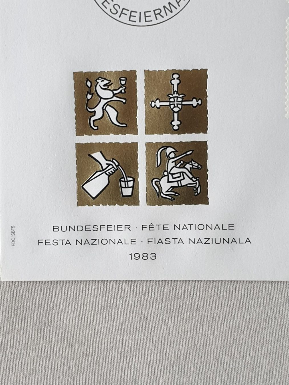 Tutti i francobolli: (207)   Pro Patria 1983 mit ET Stempel – Usato da Schwarzhäusern venduto da Inot3 7