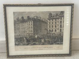Gravure Révolution Française - Supplice de Foulon
