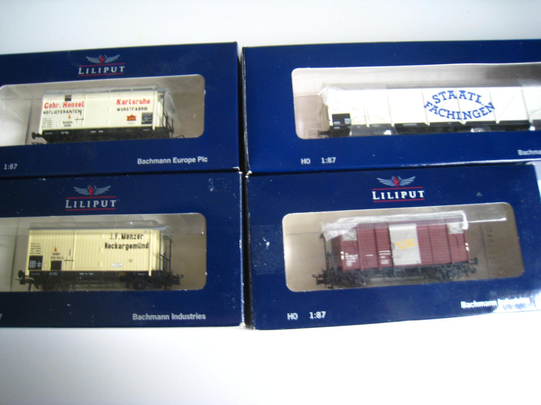 Liliput Modelleisenbahnen: Liliput Güterwagen-Set, 4 teilig – Gebraucht aus Buchs ZH von swiss-train