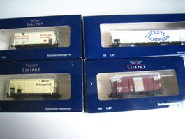 Liliput Güterwagen-Set, 4 teilig